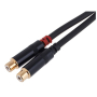 Kabel 2xGN.RCA-J6,3 30cm Snake TPY2003JCC Wyprzeda-2653