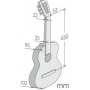 Gitara klasyczna Alhambra 5P- solid top cedr-1166