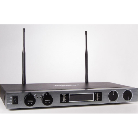 Mikrofon UHF MB-C-966U 2 nagłowne ładowanie USB-1591
