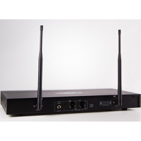 Mikrofon UHF MB-C-966U 2 nagłowne ładowanie USB-1592
