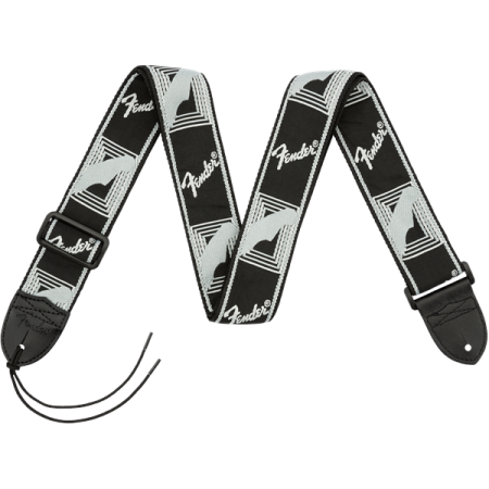Pasek do gitary Fender Black Grey Mono Strap-23712