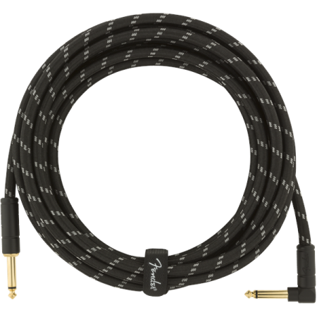 Kabel J-J 4,5m Fender Deluxe Series Tweed Blk Kąt-24009