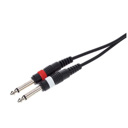 Kabel 2xJ6,3-2xRca 1,5m Ssnake SPR 2015-2711