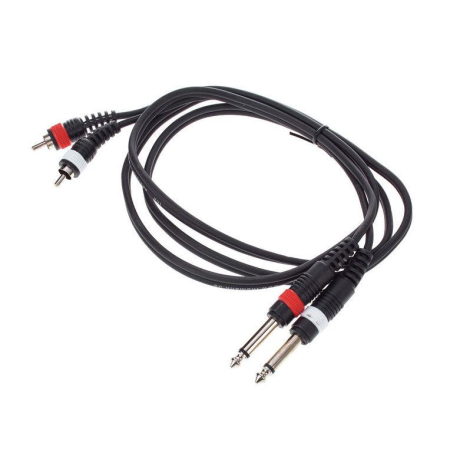 Kabel 2xJ6,3-2xRca 1,5m Ssnake SPR 2015-2712
