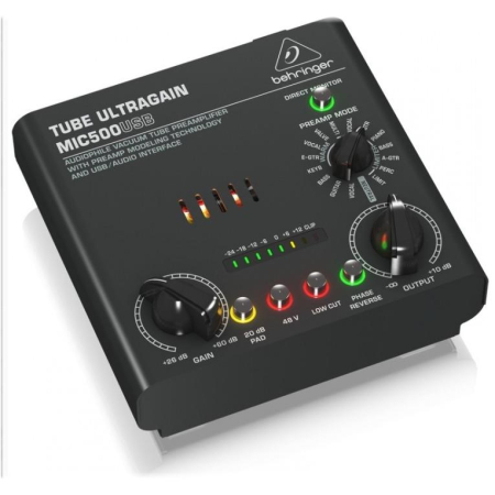 Przedwzmacniacz mikrofonowy Behringer MIC500USB-3464