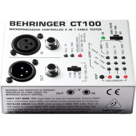 Tester Kabli Behringer CT100-3621