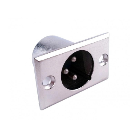 Gniazdo XLR montażowe 3-pin Proel aluminium XLR3MP-4399