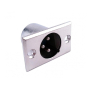 Gniazdo XLR montażowe 3-pin Proel aluminium XLR3MP-4399