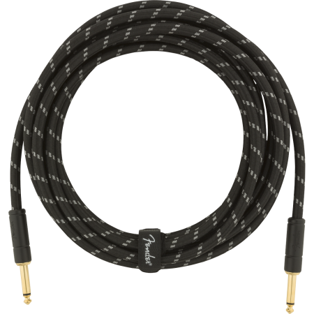 Kabel J-J 4,5m Fender Deluxe Series Tweed Blk-45020