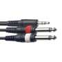 Kabel J3,5-2xJ6,3 2m Stagg SYC2/MPSB2P E-45053