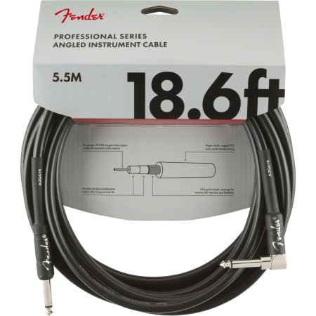 Kabel J-J 5,5m Fender Professional Series Blk Kąt-45156