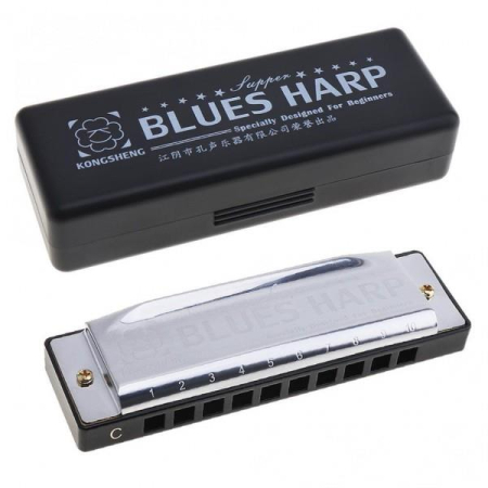 Harmonijka ustna Kongsheng Blues Harp KS1001A-45678
