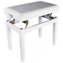 Ława do pianina DNA Deluxe white mat skaj-45670