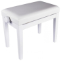 Ława do pianina DNA Deluxe white mat skaj-45671