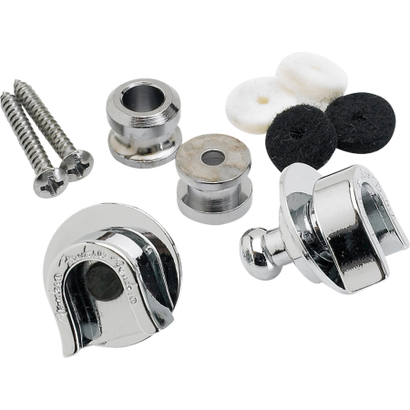Zaczep do paska Fender Elite Strap Locks Chrome-45876