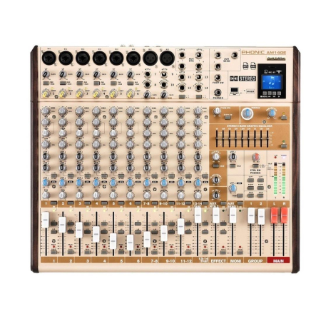 Mikser Phonic AM14GE DFX, BT, REC, USB, 48V-46007