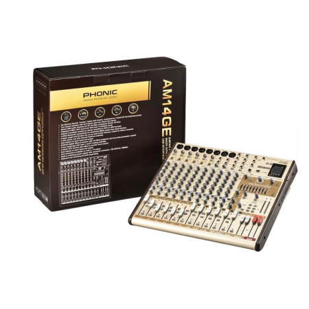 Mikser Phonic AM14GE DFX, BT, REC, USB, 48V-46008