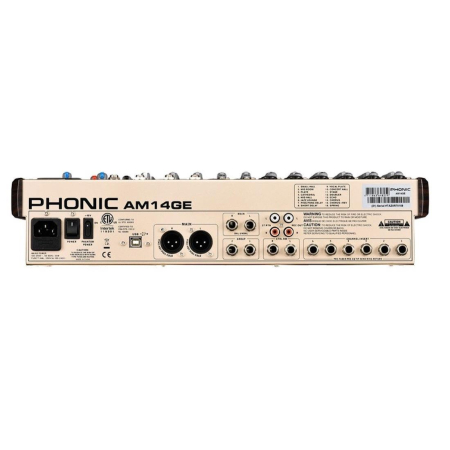 Mikser Phonic AM14GE DFX, BT, REC, USB, 48V-46009