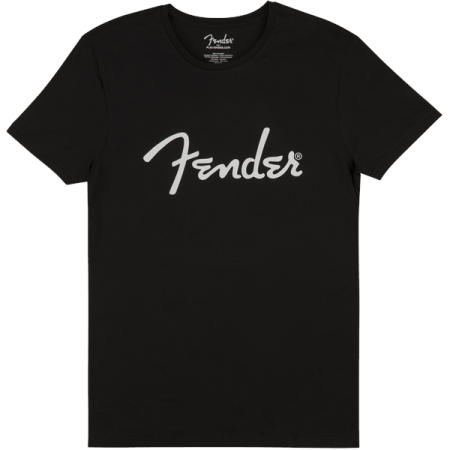 T-shirt Fender Spaghetti Logo Men's Tee Black- XL-51997