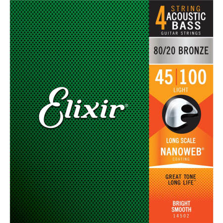 Str.Elixir do gitary basowej akustycznej 45-100-52114