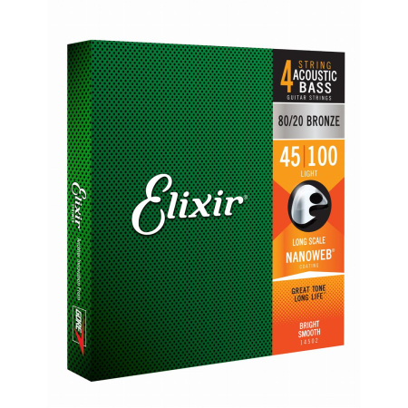 Str.Elixir do gitary basowej akustycznej 45-100-52116