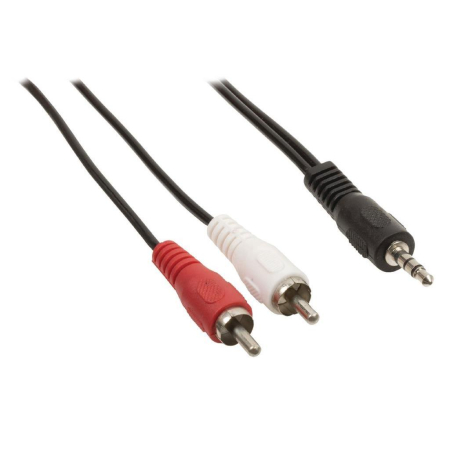 Kabel Jack 3,5mm- 2xRca Valueline 3m-5241