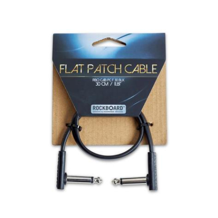 Kabel J-J 0,30m RockBoard Flat Patch Cable Black-52665