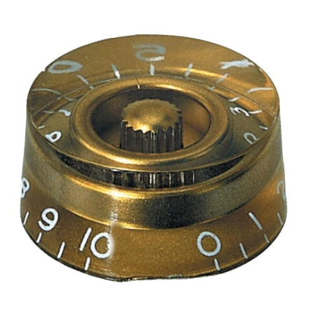 Gałka potencjometru typ Gibson 6mm Gold 556001-53021