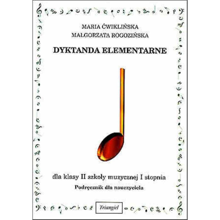 Dyktando elementarne II dla nauczyciela +CD-53308