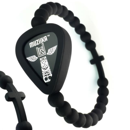 Opaska na ręke na kostki MUZiiKA koralik krzyż L-53391