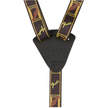 Pasek do ukulele Fender® Ukulele Strap Blk/Ylw/Brw-53457