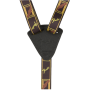 Pasek do ukulele Fender® Ukulele Strap Blk/Ylw/Brw-53457