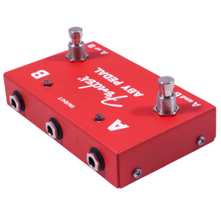 Fender 2 Switch ABY Pedal Red Footswitch-53695