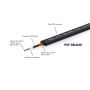 Kabel J-J 0,10m EBS PCF-DL10 złączka do efektów-54062
