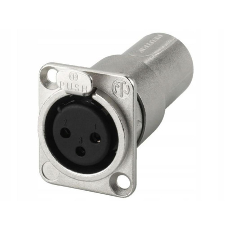 Gniazdo XLR Neutrik NA3 FDM panelowe-54913