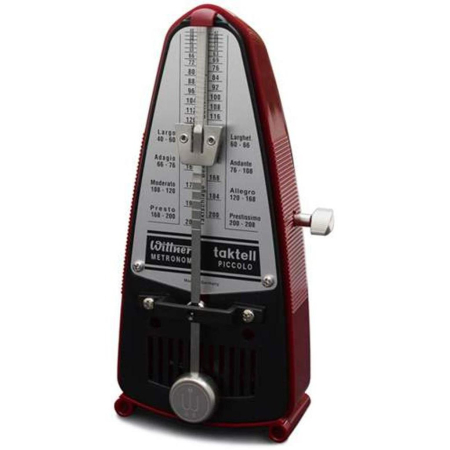 Metronom Wittner Taktell Piccolo Rubinowy 834-54959