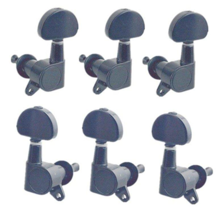 Klucze do gitary olejowe 3+3 Jeremi DSQ-GT01 black-55557