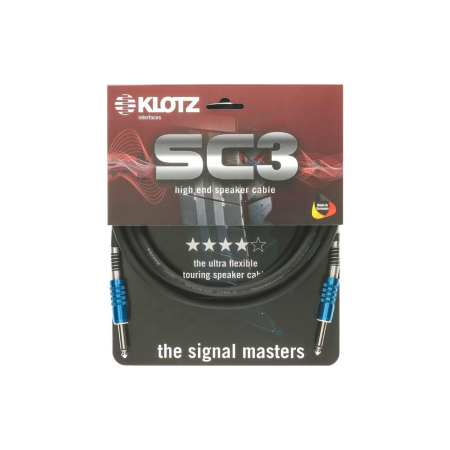 Kabel J-J 3m Klotz SC3PP03SW Kolumnowy-55753