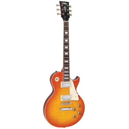 Gitara elektryczna Vintage V100HB Flame Honeyburst-56001