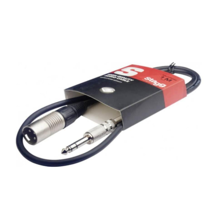 Kabel J-XLR M 1m Stagg stereo SAC1PSXM-56060