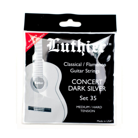 Str.Luthier do gitary klasycznej SET 35 silver USA-56204