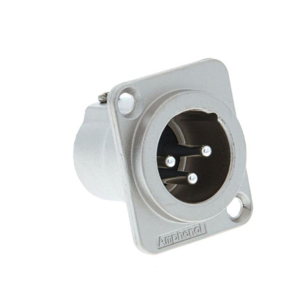 Gniazdo Xlr Amphenol AC3MMDZ męskie-56334