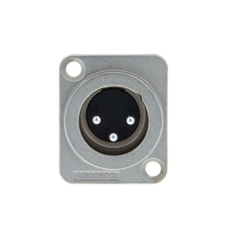 Gniazdo Xlr Amphenol AC3MMDZ męskie-56336