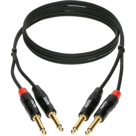 Kabel 2xJ6,3-2xJ6,3 0,9m Klotz KT-JJ090 PRO-56497