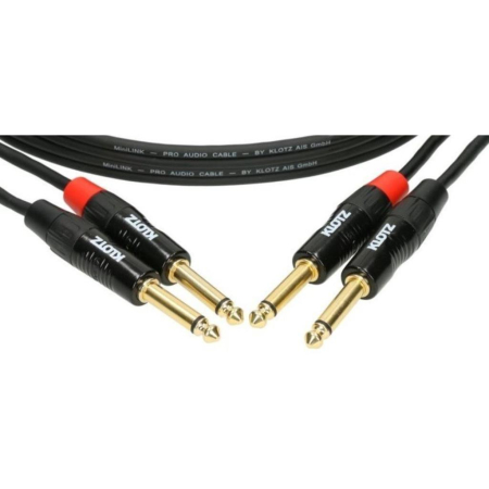 Kabel 2xJ6,3-2xJ6,3 0,9m Klotz KT-JJ090 PRO-56498
