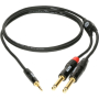 Kabel J3,5-2xJ6,3 0,9m Klotz KY5-090 PRO-56495
