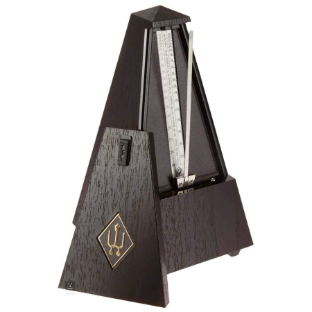 Metronom Wittner Piramida z dzwonkiem Czarny -56558