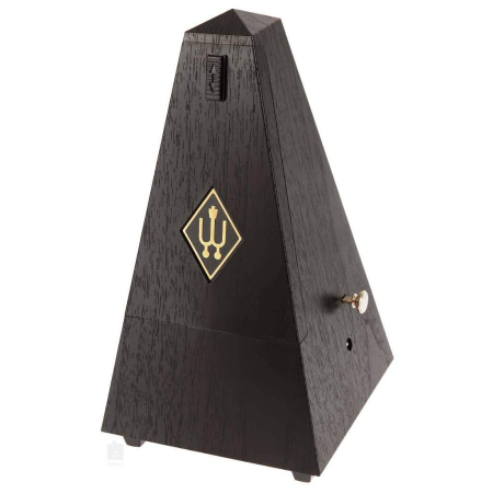 Metronom Wittner Piramida z dzwonkiem Czarny -56559