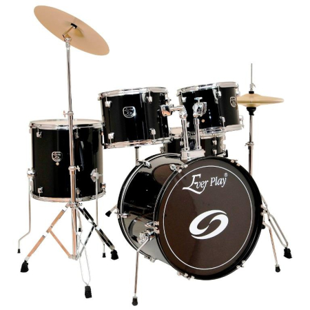 Perkusja Ever Play JBP1103CH +talerze +stołek-56870