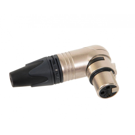 XLR Neutrik NC3FRX żeński kątowy-56873